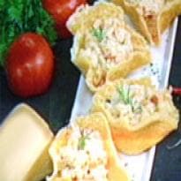 Risoto de Camarão na Cestinha