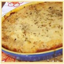 Nhoque de Forno com Recheio de Carne Moída