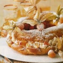 Coroa de Pêssego e Baunilha