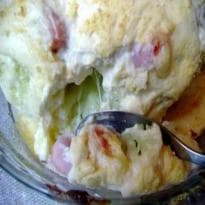 Couve-flor recheada com camarão