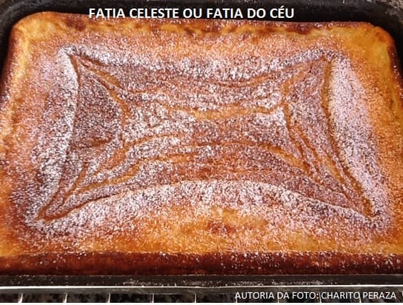 Bolo Fatia Celeste ou Fatia do Céu