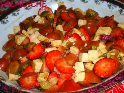 Salada de Morango Salgada