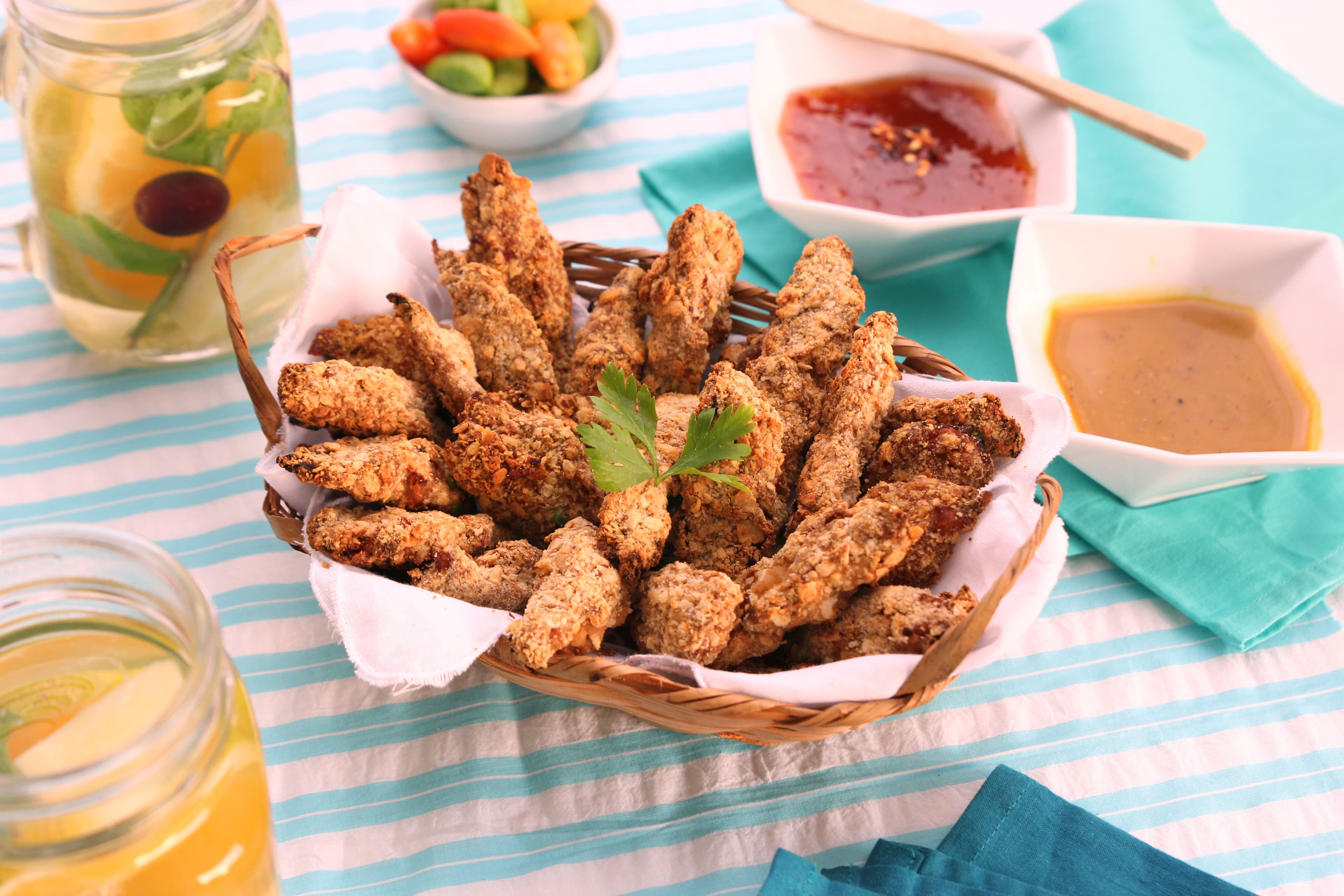 Iscas Crocantes de Frango