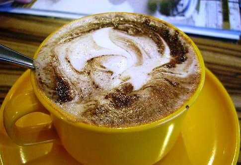 Chococino com Mousse de Caramelo