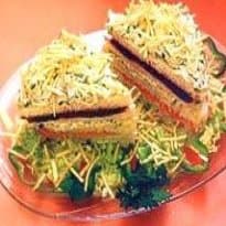 Sanduíche de Frango com Cenoura