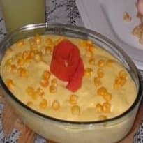 Creme de milho verde com requeijão