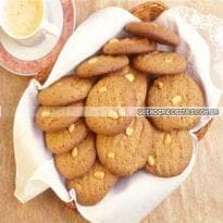 Biscoitos amanteigados com amendoim