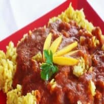 Arroz com Frutas Frescas