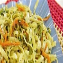 Talharim ao pesto de hortelã