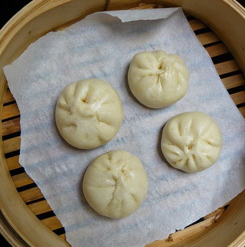 Pão Chinês No Vapor (Mantou)