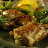 Frango com Hortelã e Laranja