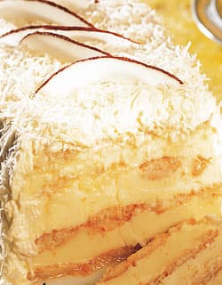 Pavê de Coco com Vinho Branco