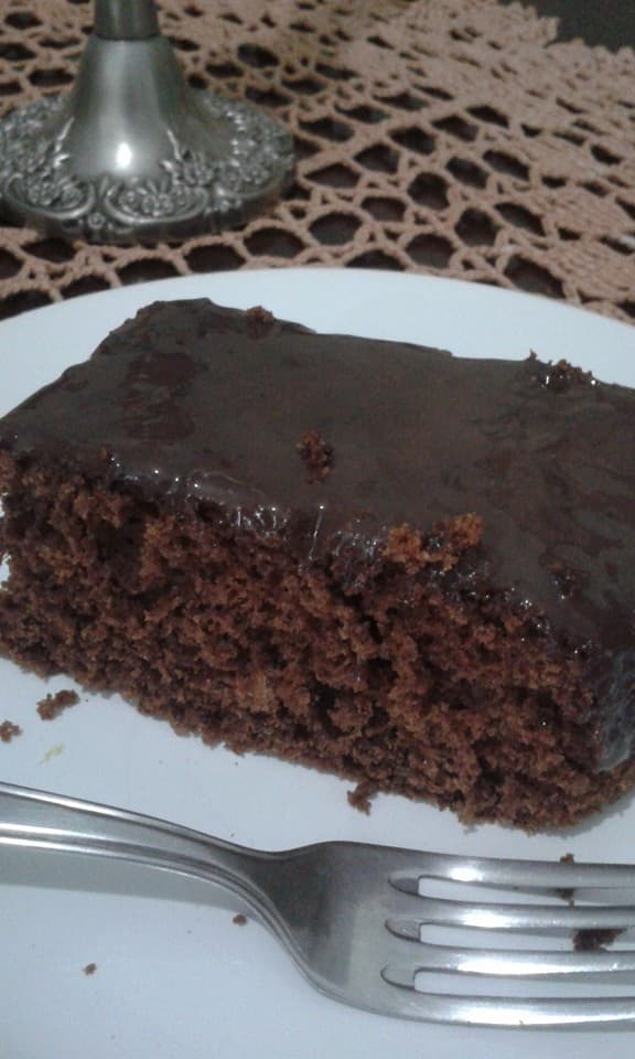 Bolo de Chocolate e Café