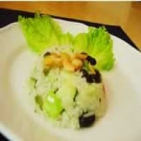 Salada de Salmão com Arroz e Maçã