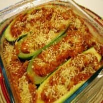 Abobrinha Recheada com Camarão