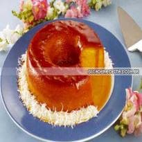 Pudim de Abóbora com Calda de Coco