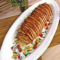 Rocambole de Frango e Lingüiça