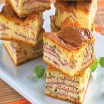 Torta de Mandioquinha com Salaminho