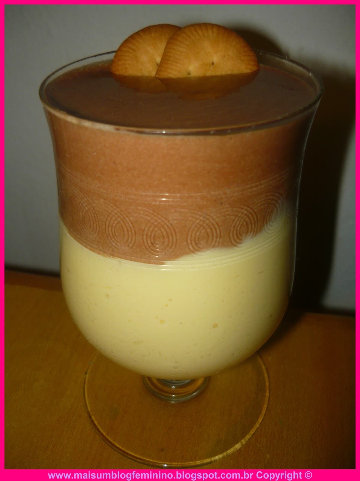 Pavê de Maracujá com chocolate