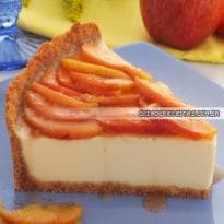 Cheesecake de Maça e Canela
