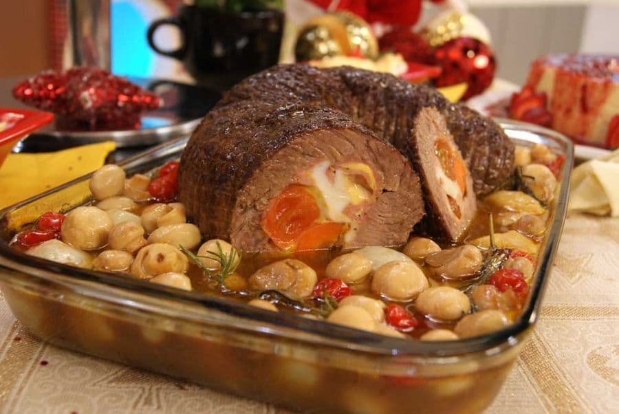 Contra Filé em Manta Recheado