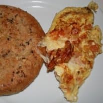 Omelete de carne moída