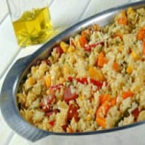 Arroz Espanhol com Salsicha