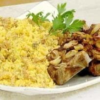 Bisteca com Farofa Especial