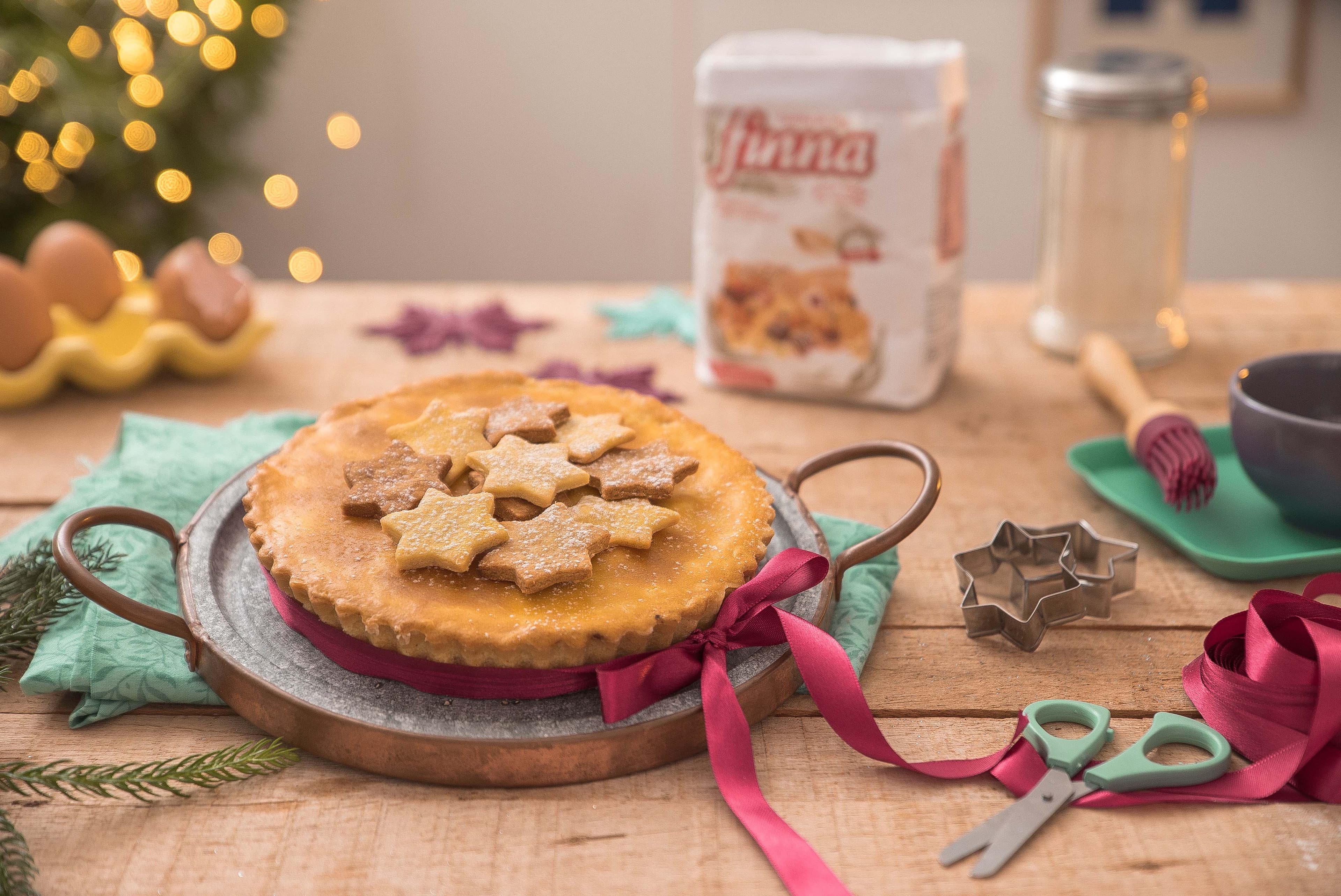 Empadão Cremoso de Chester e Cebola