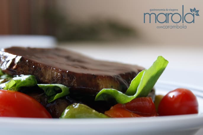 Lagarto com Redução de Balsâmico