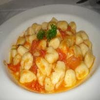 Nhoque de Batata com Molho de Camarão