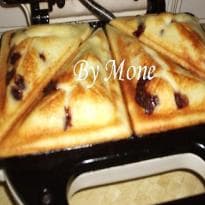 Pão de queijo na sanduicheira