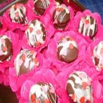 Bombons de cereja com casquinha