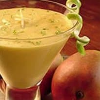 Mousse de manga com iogurte