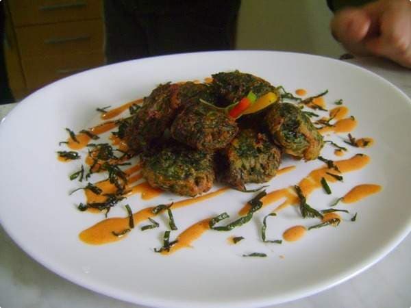 Bolinho de Taioba Crocante