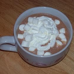 Chocolate quente com marshmallows