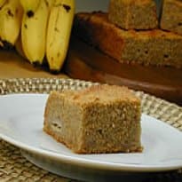 Bolo de Banana com Farinha de Mandioca