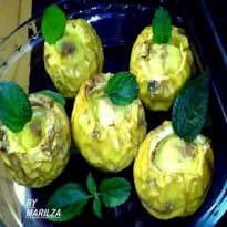 Maracujá Gratinado na Casca