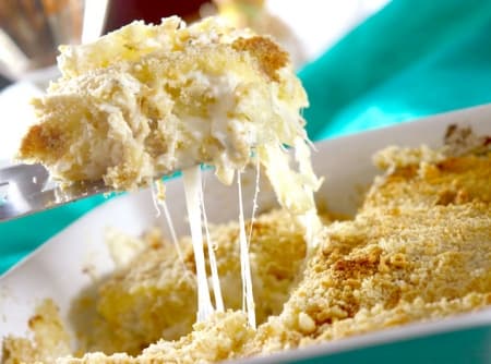 Batata com Queijo Fundido