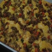 Torta de carne e legumes fácil