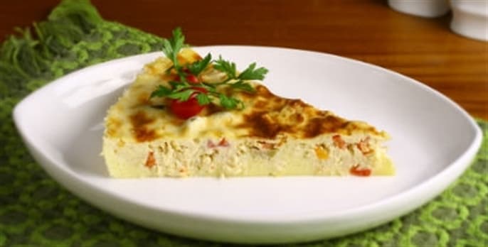 Torta cremosa de Frango