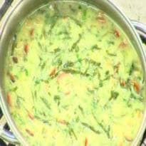 Caldo Verde com bacon e linguiça