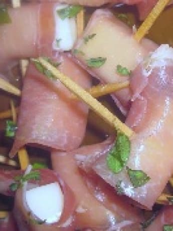 Aperitivo de Palmito com Presunto