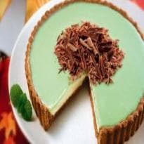 Torta de Chocolate Com Queijo e Menta