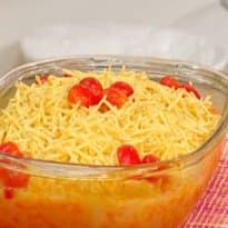 Peito de frango com requeijão ao forno