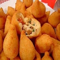 Coxinha vegetariana de milho