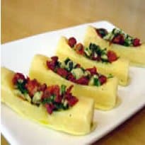 Barquete de Parmesão com Ervas