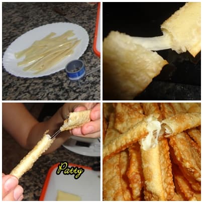 Tirinhas de Provolone