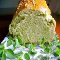 Pão perfumado com manjericão