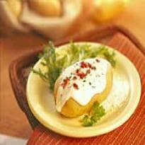 Baked potato com requeijão